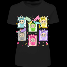 Createyou Labubu, bélyegek - Női - Fekete - M