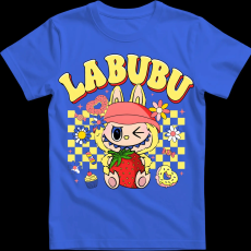 Createyou Labubu eperrel, sárga - Férfi - Királykék - 2XL