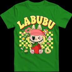 Createyou Labubu eperrel, sárga - Gyermek - Zöld - XS