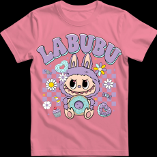 Createyou Labubu és a fánk, lila - Férfi - Pink - L