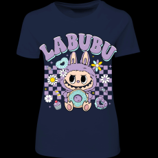 Createyou Labubu és a fánk, lila - Női - Sötétkék - L