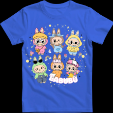 Createyou Labubu, hatan vannak - Férfi - Királykék - S