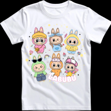 Createyou Labubu, hatan vannak - Gyermek - Szürke - L