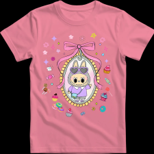 Createyou Labubu kép - Gyermek - Pink - L gyerek póló