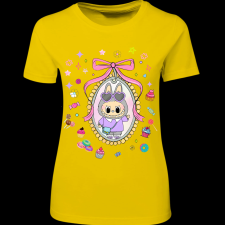 Createyou Labubu kép - Női - Sárga - S női póló