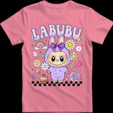 Createyou Labubu, lila - Férfi - Pink - 2XL férfi póló