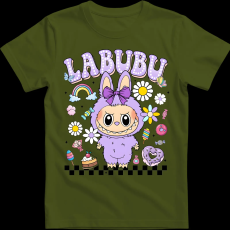 Createyou Labubu, lila - Férfi - Sötétzöld - L