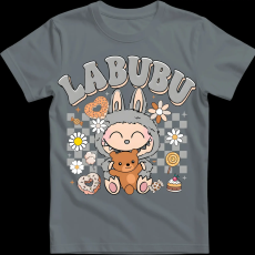 Createyou Labubu macival, szürke - Gyermek - Szürke - M