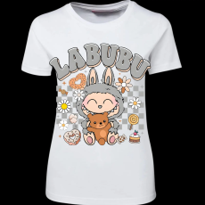 Createyou Labubu macival, szürke - Női - Fehér - M