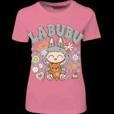 Createyou Labubu macival, szürke - Női - Pink - XL női póló