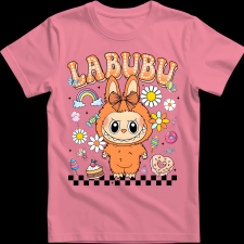 Createyou Labubu, narancssárga - Férfi - Pink - XL férfi póló