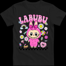Createyou Labubu, pink - Férfi - Fekete - 2XL