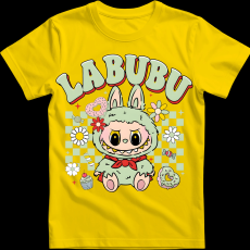 Createyou Labubu, világoszöld - Gyermek - Sárga - M