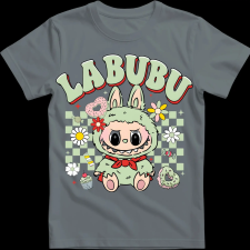 Createyou Labubu, világoszöld - Gyermek - Szürke - M gyerek póló