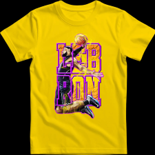 Createyou Lebron - Férfi - Sárga - M férfi póló