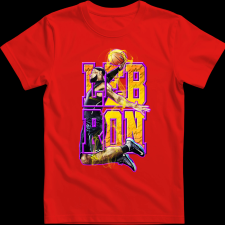 Createyou Lebron - Gyermek - Piros - XL gyerek póló