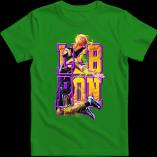 Createyou Lebron - Gyermek - Zöld - XL gyerek póló