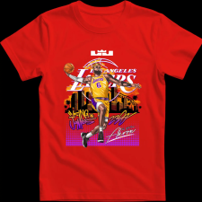 Createyou Lebron james Dunk - Férfi - Piros - XL férfi póló