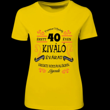 Createyou Legenda - Női - Sárga - S női póló