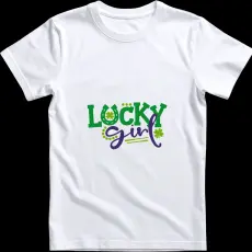 Createyou Lucky Girl - Gyermek , Fehér , S