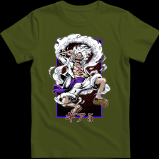 Createyou LUFFY - Férfi - Sötétzöld - XL férfi póló