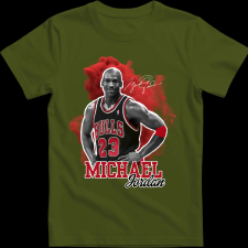 Createyou M. Jordan - Férfi - Sötétzöld - 2XL férfi póló