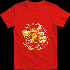 Createyou Mario - Bowser - Férfi - Piros - 2XL