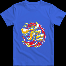 Createyou Mario - Bowser - Gyermek - Királykék - XS gyerek póló