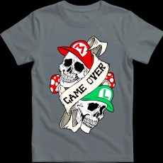 Createyou Mario Game Over - Férfi - Szürke - M