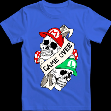 Createyou Mario Game Over - Gyermek - Királykék - S gyerek póló