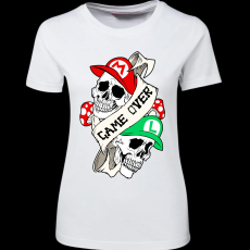 Createyou Mario Game Over - Női - Fehér - M