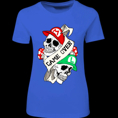 Createyou Mario Game Over - Női - Királykék - XL