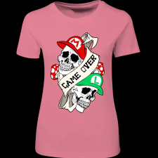 Createyou Mario Game Over - Női - Pink - M női póló