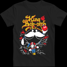 Createyou Mario King Bobomb - Férfi - Fekete - 3XL férfi póló