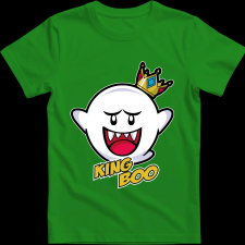 Createyou Mario King Boo - Férfi - Zöld - 2XL férfi póló