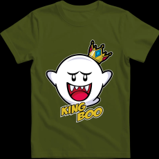 Createyou Mario King Boo - Gyermek - Sötétzöld - L