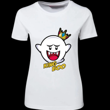 Createyou Mario King Boo - Női - Fehér - S női póló
