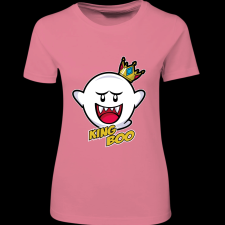 Createyou Mario King Boo - Női - Pink - 2XL női póló