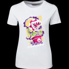 Createyou Mario Land húsevő növény - Női - Fehér - S női póló