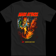 Createyou Mars Attacks - Férfi - Fekete - M férfi póló