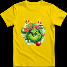 Createyou Merry Grinchmas - Férfi - Sárga - S
