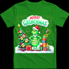 Createyou Merry Grinchmas - Férfi - Zöld - 3XL