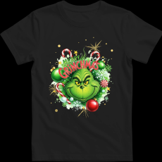 Createyou Merry Grinchmas - Gyermek - Fekete - M