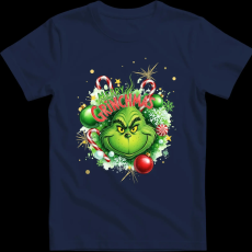 Createyou Merry Grinchmas - Gyermek - Sötétkék - XS