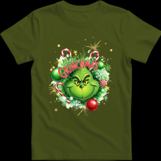Createyou Merry Grinchmas - Gyermek - Sötétzöld - M