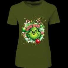 Createyou Merry Grinchmas - Női - Sötétzöld - XL