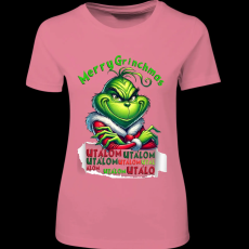 Createyou Merry Grinchmas, utálom - Női - Pink - 2XL