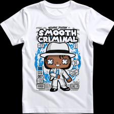 Createyou Michael Jackson Smooth Criminal - Férfi - Fehér - S férfi póló