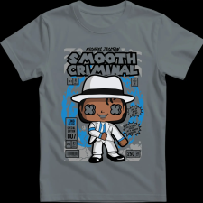 Createyou Michael Jackson Smooth Criminal - Gyermek - Szürke - XS gyerek póló