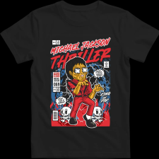 Createyou Michael Jackson Thriller - Gyermek - Fekete - XS gyerek póló